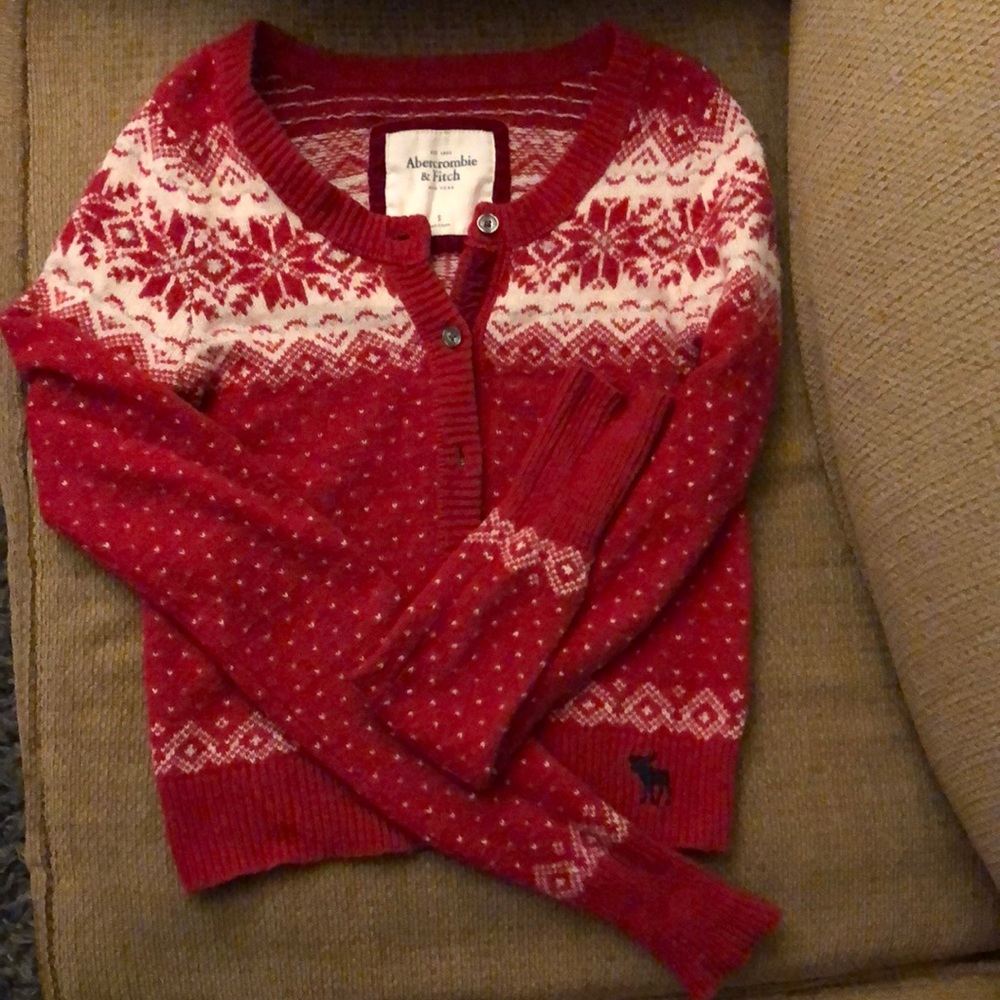 A&F holiday sweater